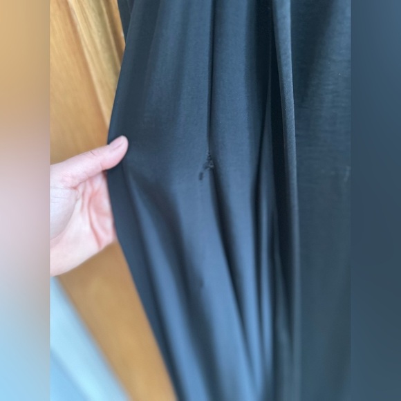 BCBG MAXAZRIA Black Halter Maxi Dress with Chain Neck – Size 0 - Picture 5 of 8